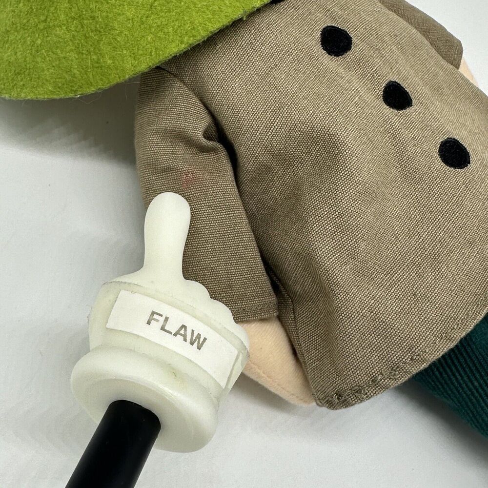 RARE Moomin Snufkin Plush Martinex Teddix TOVE 100 Tove Jannson Red Flower 14" - Picture 10 of 12